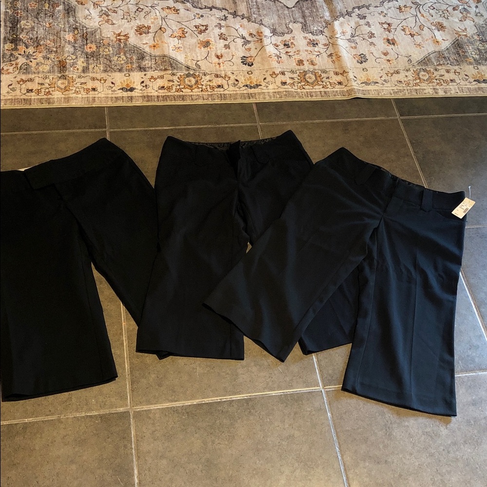 Black cropped Dress pants - Set of 3 Maurices